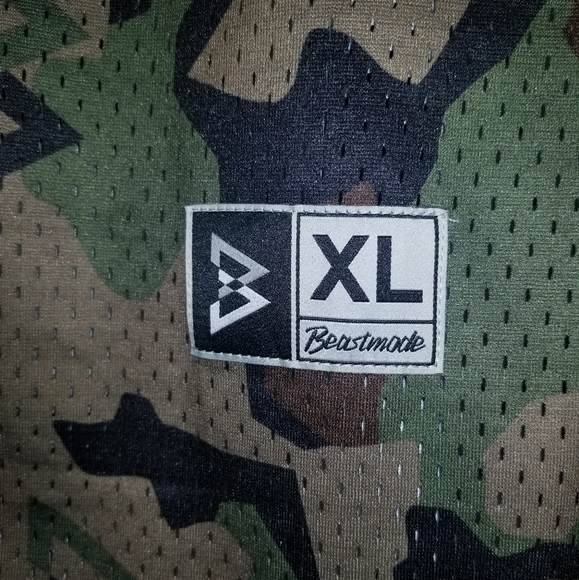 CAMO BEASTMODE JERSEY MENS SIZE XL - Picture 2 of 8
